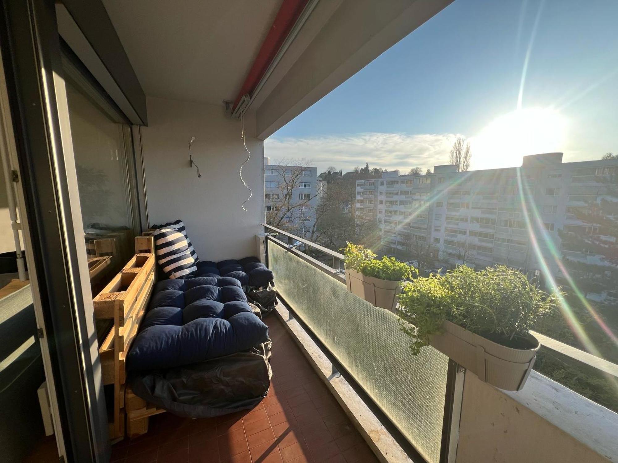 Moebelierte Mit Balkon Zwischen Bahnhof Und St Jakob Apartment Basel